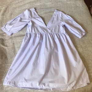 ZARA BASIC Light Blue Dress • Size XS 🌳